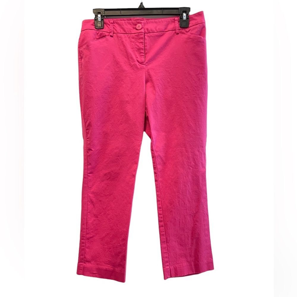 New York & Company Stretch Straight Leg Pants‎ Jeans Hot Pink Size 6